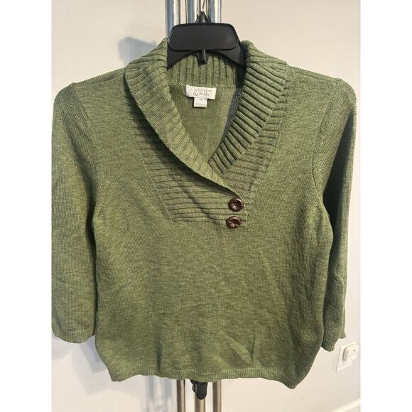 Christopher And Banks Sweaters - Christopher And Banks Green Sweater Size M
